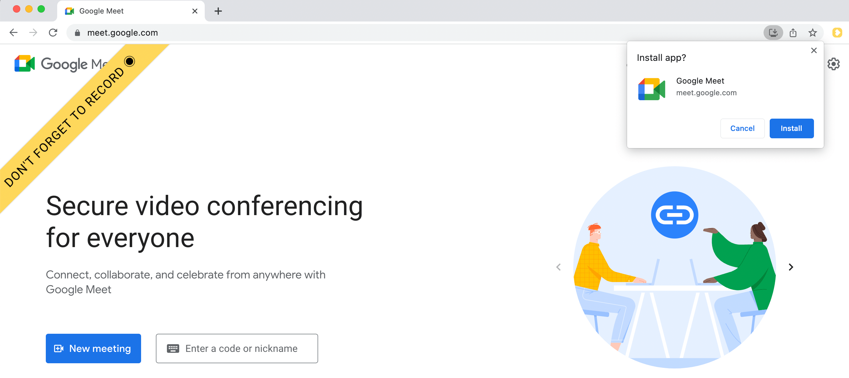How to download Google Meet app for PC/Mac?